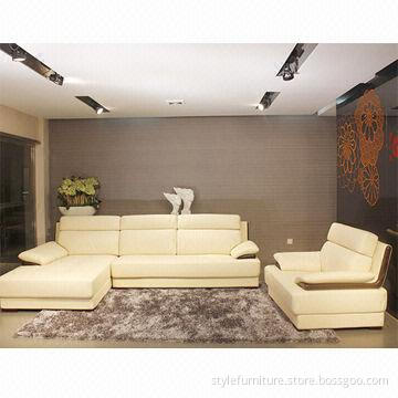 Real leather sofa sets, warm design
